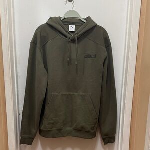 Puma Men's Dark Green Hoodie